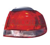 Fanale posteriore sinistro per vw golf 6 2008-2012 bianco rosso est. mod. valeo