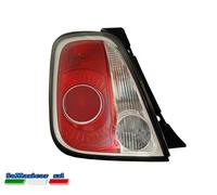 FANALE POSTERIORE SINISTRO OEM PROFILO NERO ADATTO PER FIAT 500 312 DAL 07/2007-
