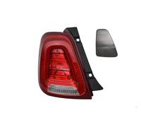 Prasco Fanale posteriore sinistro Fiat 500 (2015 in poi) senza porta lampada Rosso 52007424