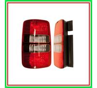 Fanale Posteriore Sinistro Senza Porta Lampada-Fume'-Rosso Mod 2 Porte Vw Caddy-