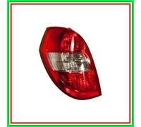 Fanale Posteriore Sinistro-Senza Portalampada-Rosso-Bianco Mod Classic-Elegance