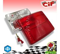 FANALE POSTERIORE STOP COMPLETO ROSSA PIAGGIO VESPA 50 HP FL N V FL2
