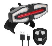 Fanale Posteriore Stop Freno Luce di svolta posteriore ricaricabile, luce intelligente wireless a LED per M365 Pro 2 MI 4