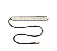 Fanale Posteriore Stop Freno Striscia luminosa a LED integrata rossa e ambra per motocicletta, luce di stop, direzione, universale