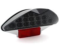 Fanale posteriore STR8 Black-Line LED, con funzione di indicatore di direzione per MBK Nitro/Yamaha Aerox/Italjet Dragster/CPI Hussar/Aprili