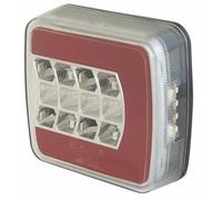 Fanale posteriore sx 25 LED Ama 12-24V 106,5x98,8x35mm