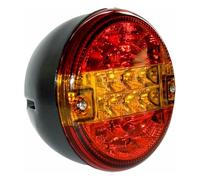 Fanale posteriore tondo dx led 3 luci diametro 140mm trattore macchina operatrice