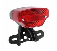 Fanale posteriore universale con supporto targa nero (lampadina ba15s x2)