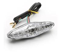 Fanale Posteriore Universale Per Moto 12V Con Luce Di Stop E Targa. Accessori Per(Style A)
