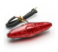 Fanale Posteriore Universale Per Moto 12V Con Luce Di Stop E Targa. Accessori Per(Style B)