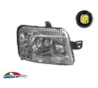 FARO PROIETTORE ANTERIORE DX ATTACCO GIALLO REGOLAZIONE EL PER FIAT PANDA 03>09