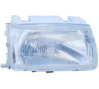 Fanale Proiettore realizzato per Volkswagen POLO dal 1994 al 1999 lato conducente H4 alogeno con Motore elettrico 6N1941017