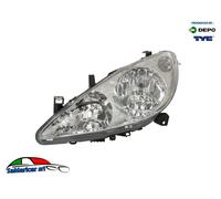 FANALE PROIETTORE SINISTRO H7-H1-H1 IMPIANTO VALEO ADATTO A PEUGEOT 307 2001-> 6