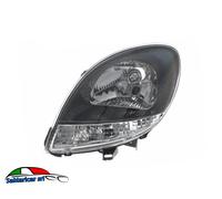 FANALE PROIETTORE SINISTRO TELAIO NERO FRECCIA BIANCA RENAULT KANGOO 04/2003-> 2