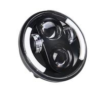 Fanale proiezione moto Proiettore Per Fari A LED 5.75 Pollici Con Anello Halo Per Moto Fascio Da 5 3/4" DRL Segnale Svolta Per Sportster Per Dyna Per Iron 883 Ausiliario Fari Moto