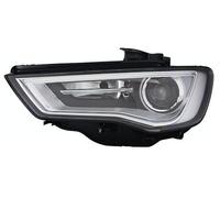Fanale realizzato per Audi A3 Berlina 4P 2013 lato conducente XENON D3S con Motore elettrico Parabola interna nera 8V0941043