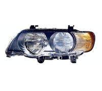 Fanale realizzato per BMW X5 E53 2000 lato conducente H7-HB3 alogeno con Motore elettrico +indicatore direzione 63126930211