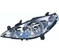 Fanale realizzato per Peugeot 307 2001 Destro H7 alogeno c/Motore elett. ricambio Fari VALEO con indicatore direzione 6205Z2
