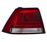 Fanale realizzato per Volkswagen GOLF VII anni 2012-2016 posteriore Sinistro est. Fondo scuro Luci Bianco e Rosso 5G0945096B