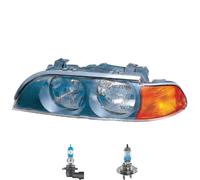 Fanale Sinistro Giallo Indicatore Elettrico Incl. Osram Lampade per BMW 5er E39