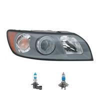 Fanale Sinistro Grigio Incl. Premium Lampade per Volvo V50 Mw Con Lwr Motor
