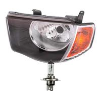 Fanale Sinistro per Mitsubishi L200 Anno Fab. 11.05 08.07 Con Frecce (Orange) H4