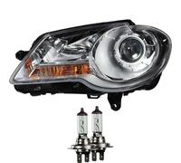 Fanale Sinistro per VW Touran Gp Tipo 1T Anno Fab. 09.06-10 Cromo H7 + H7 Incl.
