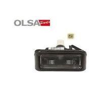 Fanale targa corpo nero bilaterale per Citroen Spacetourer 2 porte