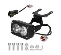 Fanale universale per bicicletta per esterni con spina E a 3 poli da 20 W, attacco plug-and-play, ampio campo di tensione per tutti gli appassionati di ciclismo (bianco, 7,7 x 4,5 cm)
