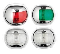 OSCULATI Fanale Classic 12 Inox Poppa Bianco