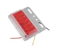 Fanali d'Ingombro LED per bianchi 24V Universali Fanali d'Ingombro | Installazione per semplice, lunga durata, ideale per camion e rimorchi, tensione 24V, design compatto(Red)