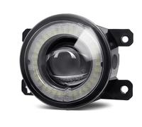Fanali fendinebbia 2 X Auto Sinistra + Destra LED Fendinebbia Gruppo Angel Eye Luce Di Marcia Diurna DRL 30W 8000LM 12V Per Fiat Per Punto Per Evo 2009-2012 Faro Da Lavoro ( Colore : White and White )