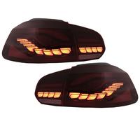 Fanali Full LED per VW Golf 6 VI 08-13 Red Smoke Sequential Dynamic LHD RHD