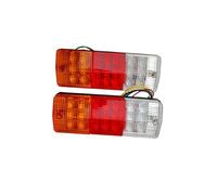 Fanali Posteriori 2PCS 12V48V60V Kit Fanale Posteriore LED Auto Camper Rimorchio Camion Luce Arresto Illuminazione Barche 12V 24V Indicatore Direzione Lampada Fari Posteriori(60V 2PCS)