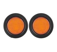 Fanali Posteriori Fanale Posteriore A LED Rotondo Da 13, 2,5" Con Montaggio A Filo, Luci Di Posizione Laterali, Indicatori Di Direzione, Stop, Freno, 12 V, Per Auto, Camion, Rimorchio, Autobus, Camper