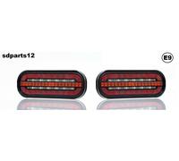 Fanali Posteriori LED Freccia Dinamica Progressiva E9 3 Funz IP68 a Baionetta
