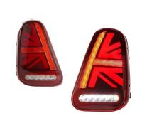 Fanali posteriori modificati auto Per MINI Per Coopers Per R50 Per R52 Per R53 2001-2007 Freno Posteriore Reverse Moving Indicatori Direzione Lampade Coda Montaggio 2PCS(2PCS Red)