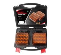 Fanali posteriori per rimorchio wireless a LED resistenti magnetici kit...