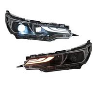 Fanali Set Compatibile Con Toyota Per Corolla 2017 2018 Sostituzione Modificata Lente Luce Di Marcia Diurna Indicatore Direzione Anabbaglianti Accessori