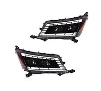 Fanali Set Compatibile Con Toyota Per Hiace 2015 2016 2017 2018 2019 Sostituzione 2 Pezzi Fari DRL Indicatori Di Direzione Abbaglianti Angel Eye Proiettore Accessori