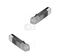 Fanali Set per Fiat Cinquecent Anno Fab. 07/91-01/9 Senza Vettore Lampada Tab