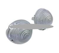 Fanalini Anteriori In Plastica Trasparente Compatibile con Fiat 500 F/L/R e 500 Giardiniera Base F