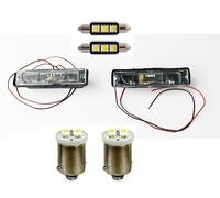 Fanalini Luce Bianca Targa per Vecchia FIAT Panda 141 Lampade a LED Posizione