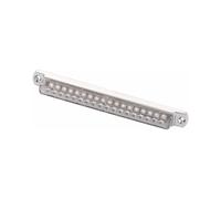 Fanalino a 18 LED corpo in metallo lente trasparente luce rossa impermeabile