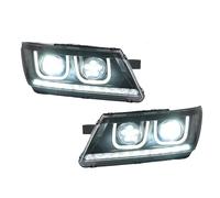 Fanalino Anteriore Compatibile Con Dodge Per Journey 2008 2009 2010 2011 2012 2013 2014 2015 2016 2017 2018 2019 Gruppo Luci Anteriori DRL Modificate Di Ricambio Da 2 Pezzi