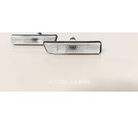 FANALINO FRECCIA LATERALE BMW SERIE 3 E36 LUCCIOLA BIANCO COPPIA 2PZ ORIGINALE