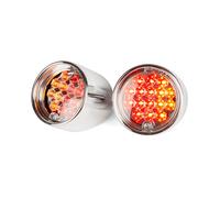 Fanale posteriore STR8 Japan LED, con funzione di indicatore di direzione per Aprilia SR50 WWW/Stealth, con marchio di controllo