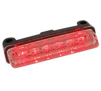 Fanalino LED universale, trasparente / rosso