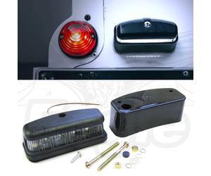FANALINO LUCE TARGA A LED COMPLETO DI SUPPORTO BASE LAND ROVER DEFENDER WIPAC