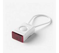 Fanalino posteriore bici a led Bookman Block Usb Blanc